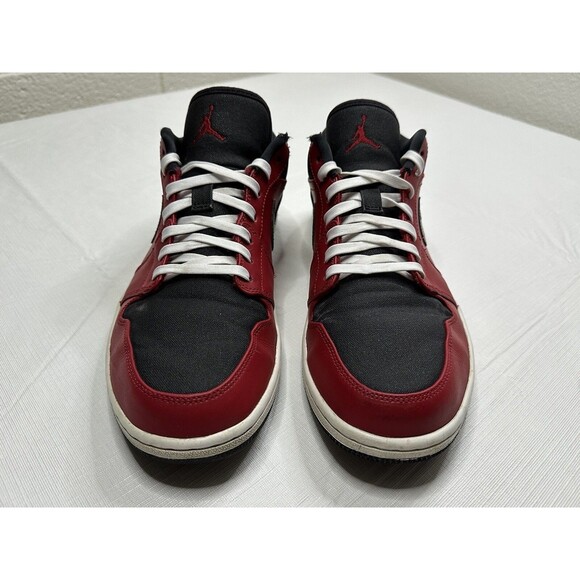 Men\'s Air Jordan 1 Retro Low Gym Red Size 13 Gym Red/White/Black 553558-602 main image 8